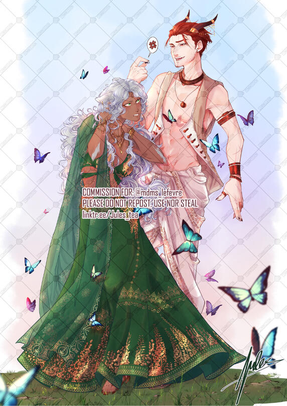 Neera and Tabilo (full rendering)