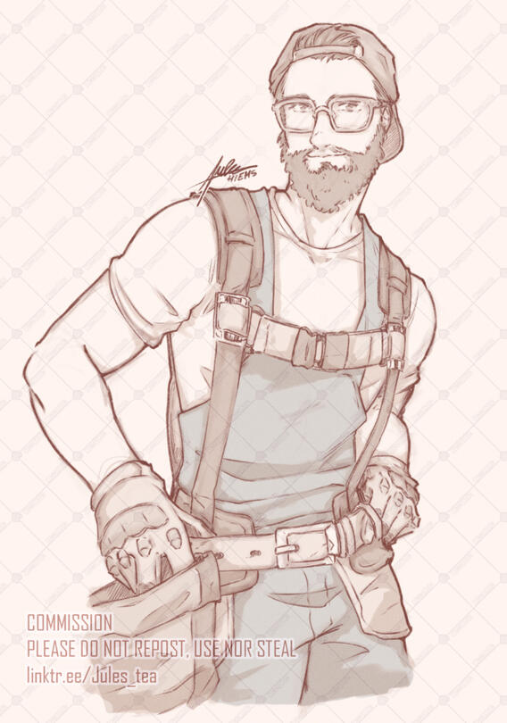 Giles (refined sketch)